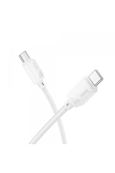 hoco. USB-C - USB-C HOCO X113 Καλώδιο Δεδομένων και Φόρτισης, 60W, 1μ, Λευκό