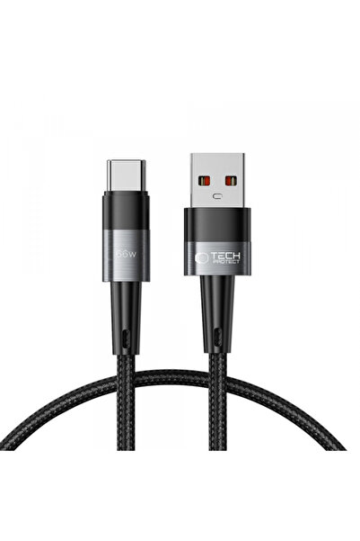 Tech-Protect Καλώδιο Δεδομένων και Φόρτισης USB-A σε USB-C Ultraboost, 66W, 0...