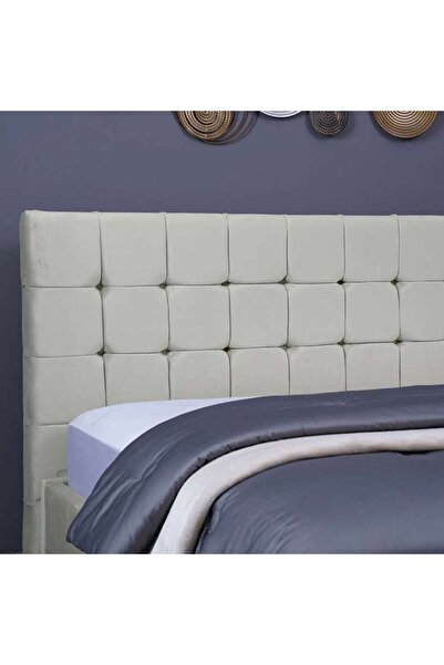 PAN HOME HERMONIA HEADBOARD VELVET WHITE L-180 : H-125 CM
