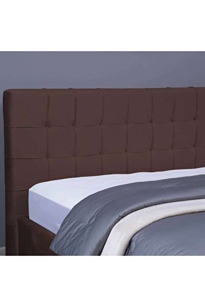 PAN HOME VISTA HEADBOARD VELVET BROWN L-200 : H-125 CM