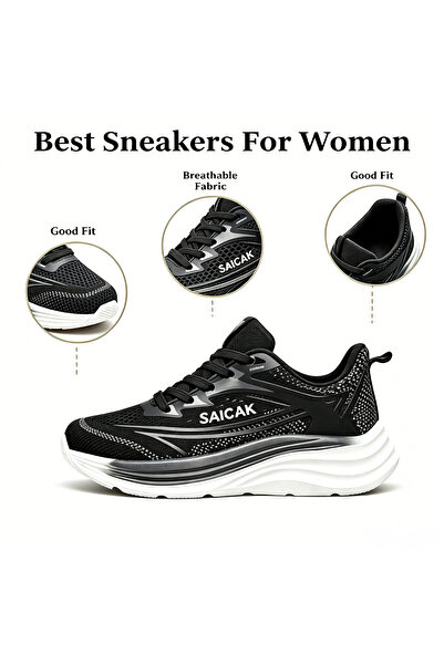 SOSENFER Women's Outdoor Shoes, Ultra-breathable, Lightweight, Soft-soled Cas...