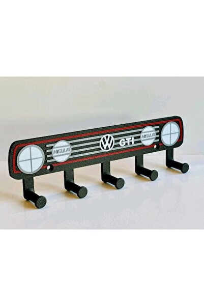 Dual Stax Suport chei, emblemă Volkswagen, 5 chei, plastic, design sportiv