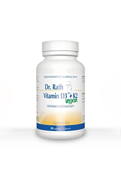 unbranded Dr Rath Vitamina D3 + K2 Vegan 90 Capsule