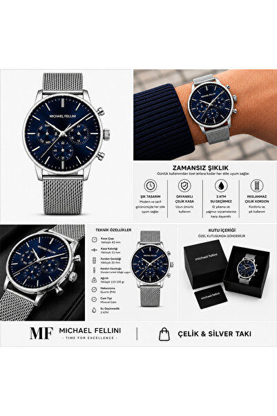 Michael Fellini Men's Wrist Watch Mf2292