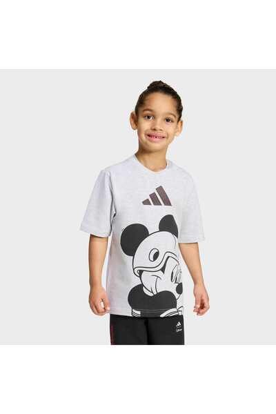 adidas تي شيرت رياضي للأطفال من Lk Dy Mm T للجنسين KG6129