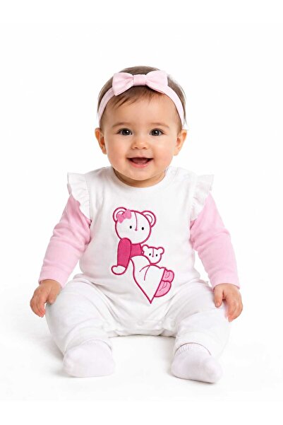 OUTLET Baby Girl Long Sleeve Jumpsuit
