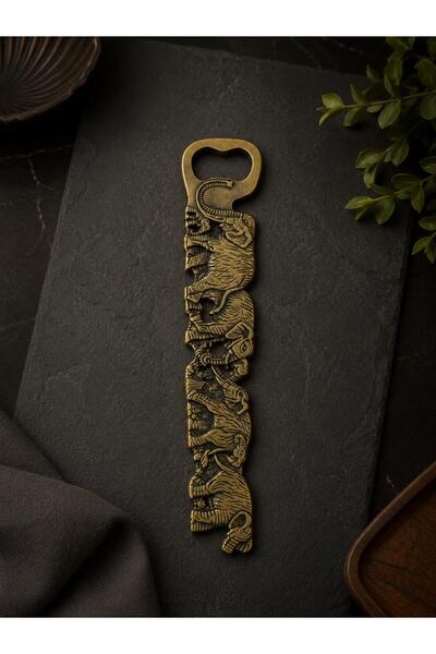 Hd Marketim Opener Metal Elephant Patterned Bottle Opener 15 cm Decorative