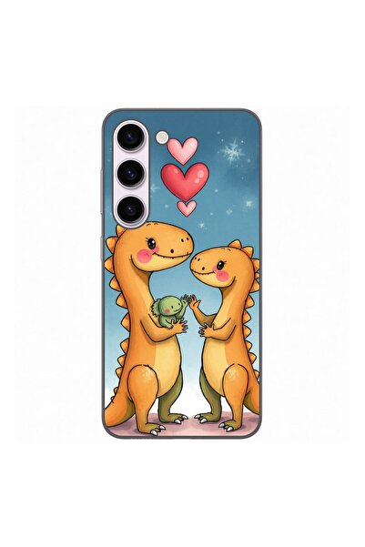 OEM Husa compatibila cu Samsung Galaxy S23 Silicon Gel Tpu Model Dino Cute Fa...