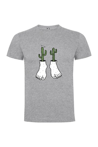 iLovePrints Robo-Cactus Feet Tshirt