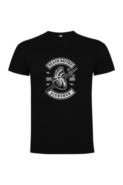 iLovePrints Metallic Death Emblem Tshirt