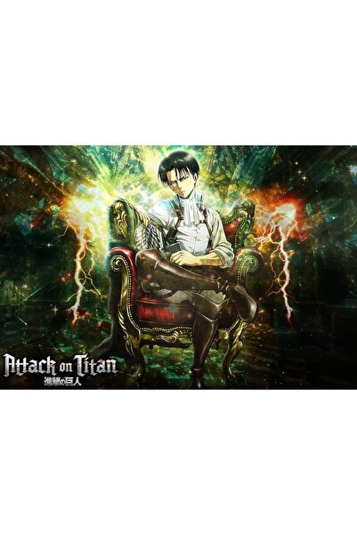 ESSESORIES Attack on Titan Anime Poster Wall Art Room Decor Self Adhesive