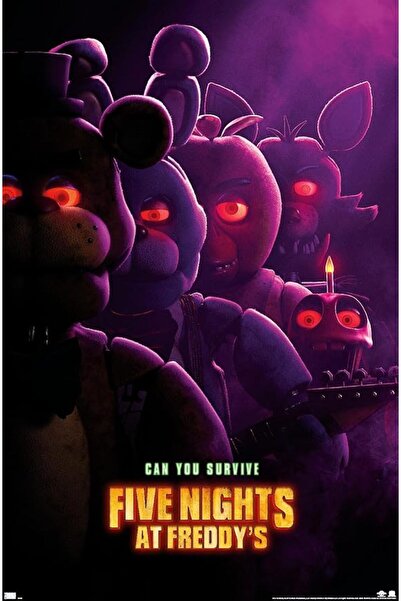 ESSESORIES Five Nights at Freddy's Movie Teaser One Poster Wall Art Room Deco...