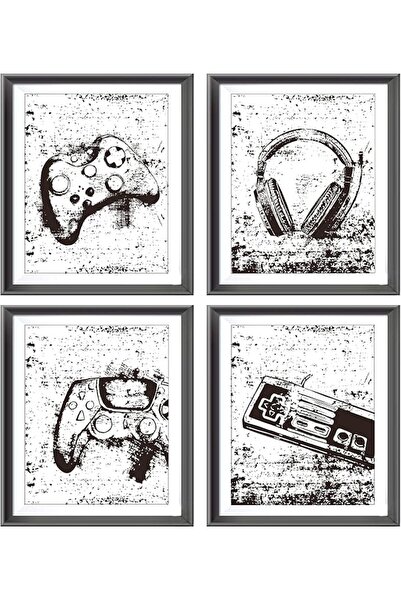 ESSESORIES Aehie Retro Video Game Gaming Boys Playroom Gaming Poster Wall Art...