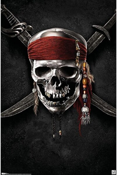 ESSESORIES Disney Pirates Caribbean on Stranger Tides Teaser Movie Poster Wal...
