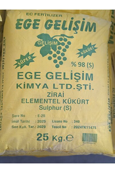 Ege Gelişim Kimya Ege Gelişim Elementel Nano Kükürt %98 Akrep ve Yılan Kovucu...