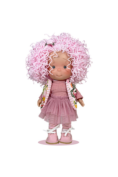 Nines D'Onil Papusa Nines D'Onil, Colectia Little Pippa, Pippa Pink Wool, cu ...