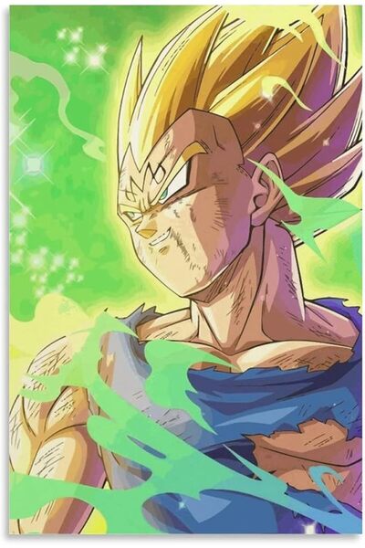 ESSESORIES XINYUELONG Majin Vegeta Poster Wall Art Room Decor Self Adhesive