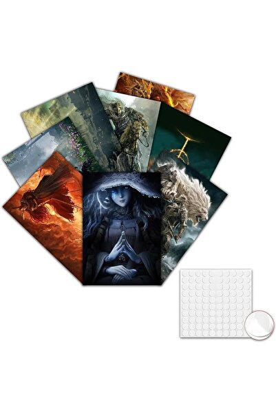 ESSESORIES Fight Game 8 with Collage Kit Video Gaming Poster Wall Art Set of ...