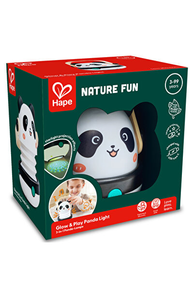 Hape Lampa de jucarie - Glow & Play Panda varsta 3 ani+,6 ani+,8 ani+