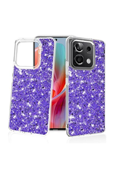 Techsuit Λαμπερό Γκλίτερ - Xiaomi Redmi Note 13 Pro 5G / Poco X6 - Μωβ