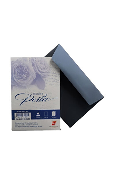 MC Micostore Plic color pentru invitatie Colorarte Perla, albastru perlat, 12...
