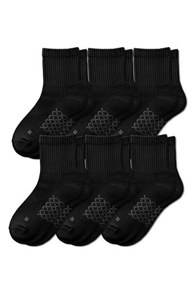ELEMENTA Elementa Socks 6 Pairs Cream Beige Color - Mid-Length Cotton Socks w...