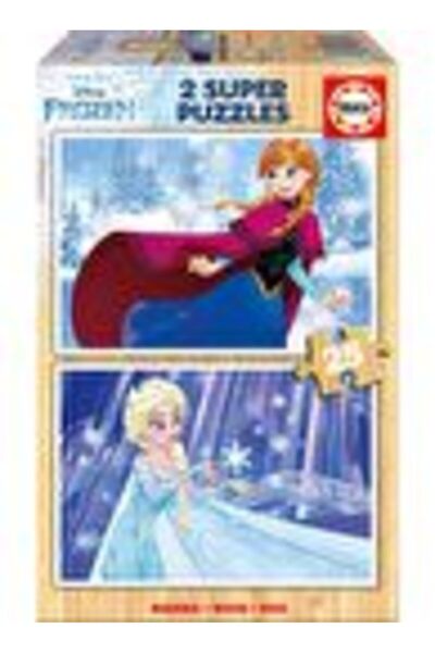 Educa Puzzle Educa 2X25 Piece Disney Frozen Wooden Children's Puzzle