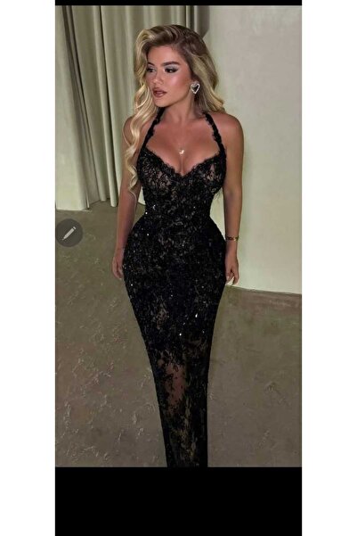 CACHE MONNEY Lace Dress with Beads