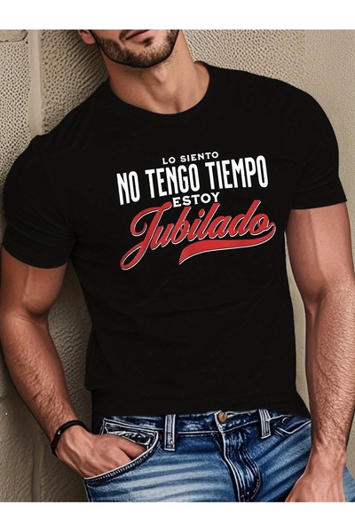 LİNA06 Men' Phrase T-Shirt - Funny Retirement Gift Suitable Retired Men, Lett...