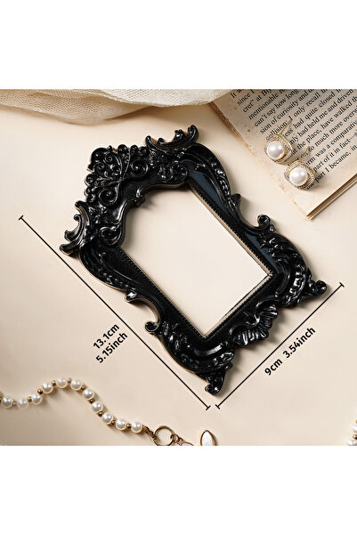 Choice5 daojuB-H 1PC, European-style resin material black gold-edged prop pho...