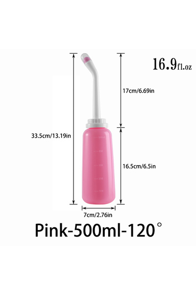 Choice1 Pink-500ml-120 Manual Ear Wax Removal Kit Portable Ear Irrigation Cle...
