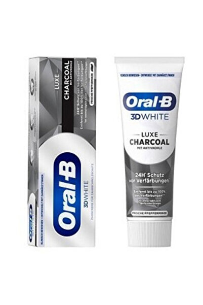 Oral-B Pasta de dinti Oral B 3D White Advanced Luxe Charcoal, 75ml