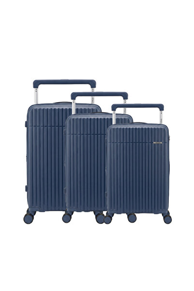 Wagon R 4 Wheels Hard Trolley PP8050 3pc Assorted Color