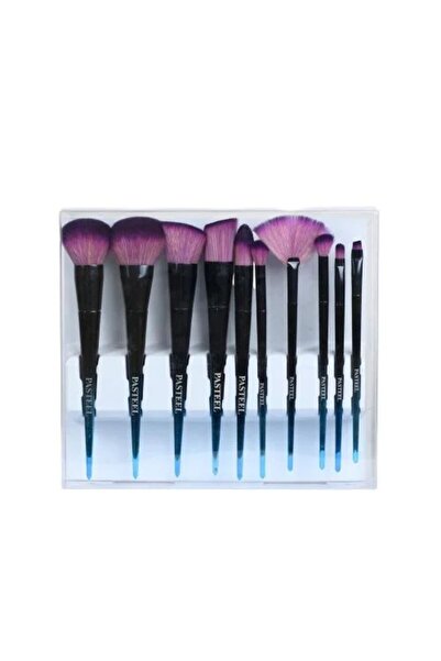pasteel Pastel Makeup Brush Set 10 Pieces |   Professional All-In-One Set