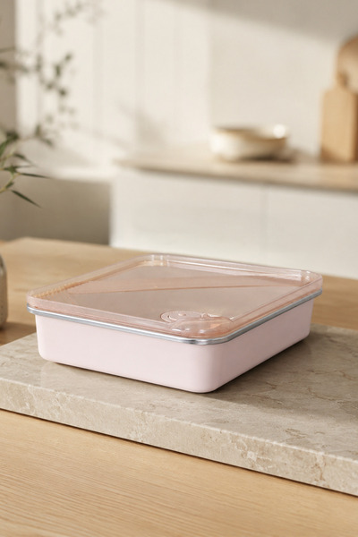 Kitchen Life Stainless Steel Vacuum Storage Container, Oven and Cake Containe...