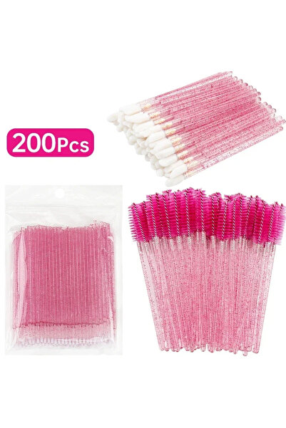 Choice7 C638-red 200pcs 200pcs Eyelash Extension Special Eyelash Removal Brus...