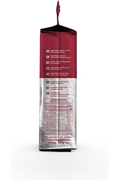Hamwi Cafe Turkish Coffee Pure Medium Roast Ground Coffee Without Cardamom 50...
