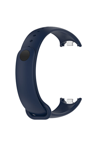 choice2 حزام سيليكون أزرق منتصف الليل لـ Mi Band 8 9 10، سوار رياضي لـ Mi Ban...