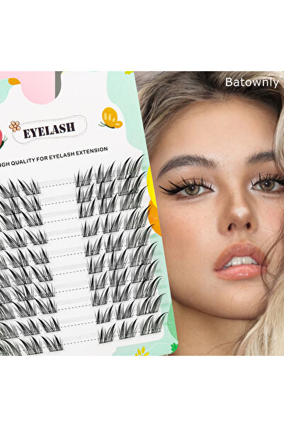 Choice1 MIX 5-14mm Black-D504U064 Manga Lashes 60pcs Fluffy Individual Eyelas...