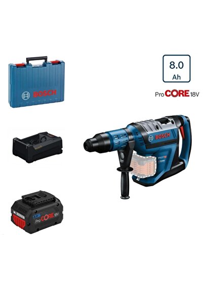 Bosch GBH 18V-45 C Tek Akülü Kırıcı Delici 8 Amper Plastik Çantalı