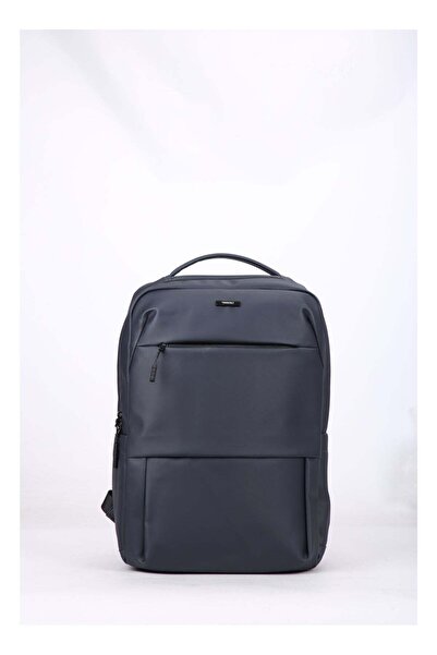 Timberly Premium Leather-Look Laptop Backpack with Mesh Padded Straps, Busine...