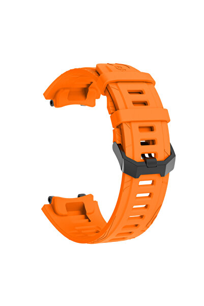 Choice4 حزام ساعة من السيليكون باللون البرتقالي لساعة Amazfit t-rex 3، سوار م...