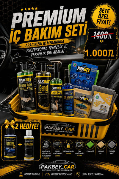 PAKBEY PREMİUM İÇ BAKIM SETİ (HEDİYELİ)