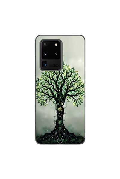 OEM Θήκη συμβατή με Samsung Galaxy S20 Ultra Σιλικόνης Τζελ TPU με σχέδιο Μυσ...