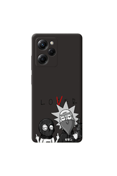 Other Xiaomi Poco X5 Pro Rick Loser Black Colored Silicone TPU Θήκη