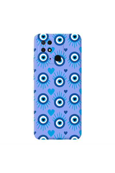 Other Xiaomi Redmi 10C Heart Eye Light Purple Colored Silicone TPU Θήκη