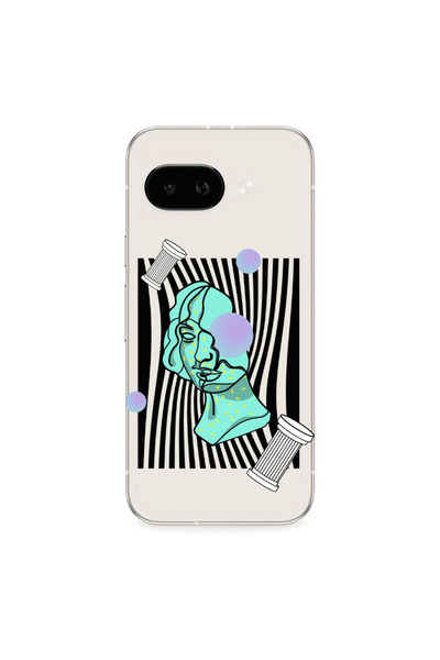 Other Google PIXEL 9A Columns Transparent Silicone TPU Θήκη