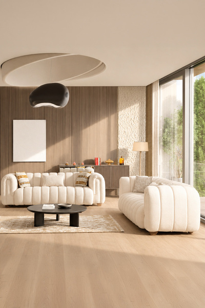 İYENA HOME LİVİNG Koltuk Takımı 3+3 Marsmellow Modern Koltuk Takımı