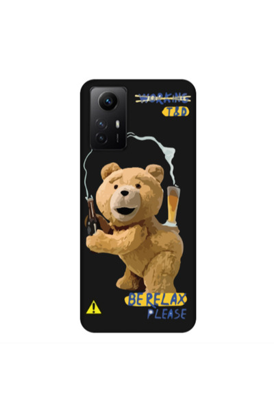Other Xiaomi Redmi Note 12s Be Relax Black Colored Silicone TPU Θήκη