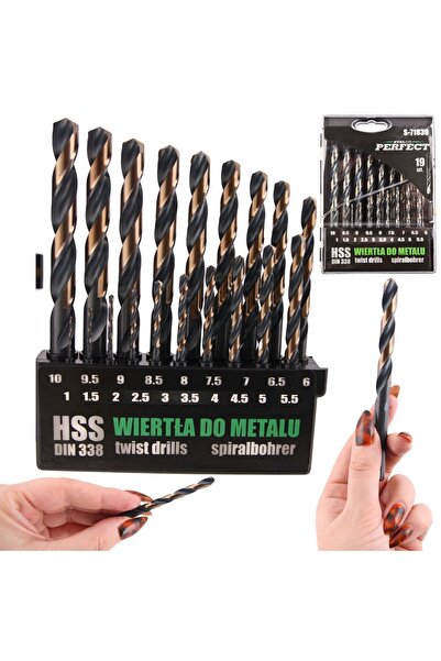 Mardil Burghie HSS pentru metal DIN 338 135 °   1.0-10.0 mm, găurire metal, HSS